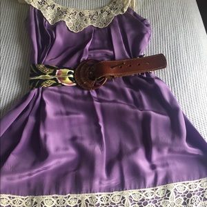 Milly crochet detail dress size6